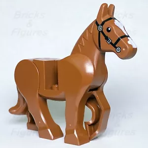 LEGO® Horse with Bridle Lord of the Rings Animal Minifigure Part 9471 9474 9469 - Picture 1 of 4