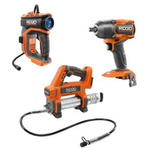 18V Cordless 3-Tool Combo Kit w/ Brushless 1/2 in. Mid-Torque Impact Wrench, Gre - Picture 1 of 12