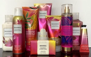 Bath & Body Works LOT BAHAMAS Passionfruit & Banana Flower Beachy~Mist~Glow~ETC - Picture 1 of 7