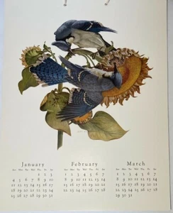Berwind White Coal Mine Raymond E Craig Prints Watercolor Birds Calendar 1959 - Picture 1 of 9