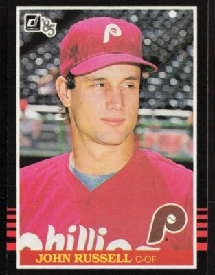 1985 Donruss #648 John Russell Rookie Philadelphia Phillies - Image 1 of 2