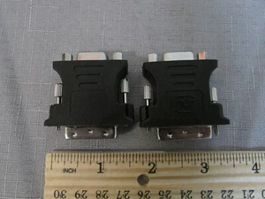 (2) Computer Video Adapters HDMI-Male to SVGA-Female New - Picture 1 of 3