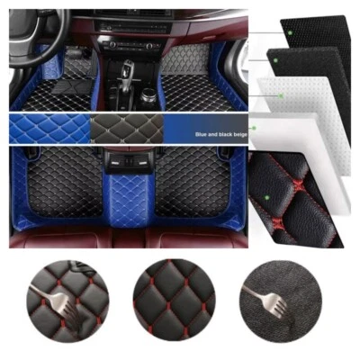 Alfombrilla Alfombrilla 4 Puertas Para Audi S5 Todos los Modelos Alfombrillas Cuero Impermeables Antideslizantes Foto 1 de 4