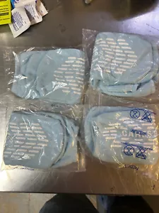4 pares de calcetines antideslizantes AZUL claros para hospital medianos yoga de una sola cara - Imagen 1 de 3