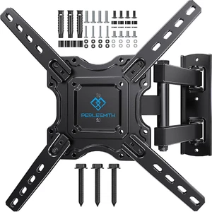Full Motion TV Wall Mount - 26"- 60" Flat Curved OLED 4K TVs Swivel & Extension - Picture 1 of 11
