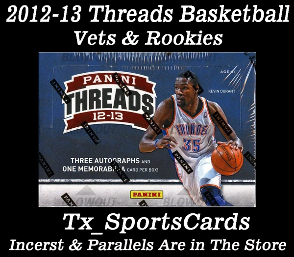 2012-13 Panini Threads🏀Vets & Rookies🏀Complete Your Set🏀 - Image 1 of 1