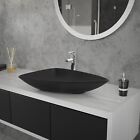 Lavamanos negro pila triangular lavabo diseño moderno para baño 690x460x130 mm