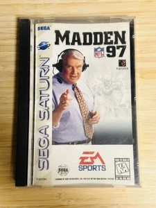 Madden NFL 97 (Sega Saturn, 1996)_ Compite en caja con manual - Imagen 1 de 3