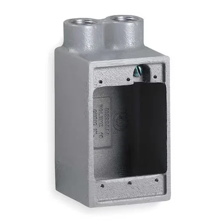 Hubbell Killark Fds-2M Weatherproof Electrical Box, 28 Cu In, Fds Box Type, 1