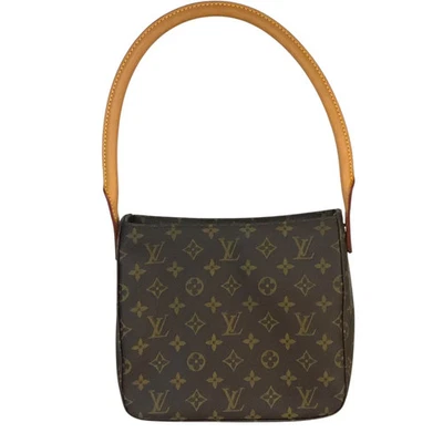 Louis Vuitton Looping MM M51146 Braun PVC Coated Canvas Monogram Canvas #3121 - Bild 1 von 4