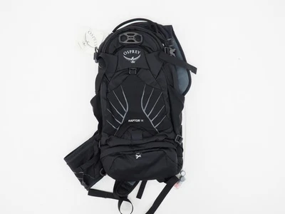 NEW! Osprey Raptor 14L Extended Fit Black Mountain Bike 2.5L Hydration Backpack - Image 1 of 4