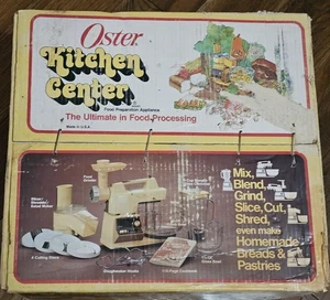 Oster Kitchen Center Mix Blend Grind Slice Cut Shred & Make Bread NEW IN BOX - Picture 1 of 5