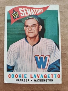 COOKIE LAVAGETTI, Manager Washington SENATORS 1960 TOPPS Baseball ⚾ Card #221 - Picture 1 of 2
