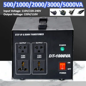 0.5/1/2/3/5KVA 110/220V Output Transformer Step Up And Down Voltage Converter - Picture 1 of 14