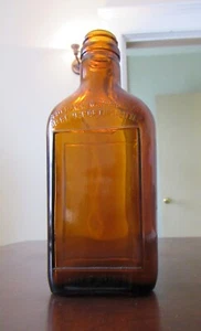1957 Ball Brothers Company brauner Glaskolben, halbes Pint - Bild 1 von 9