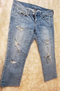 Pantalones de mezclilla ajustados/elásticos para mujer American Eagle talla 8 - Imagen 1 de 5