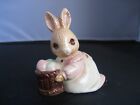 Vintage hand made porcelain rabbit figurine