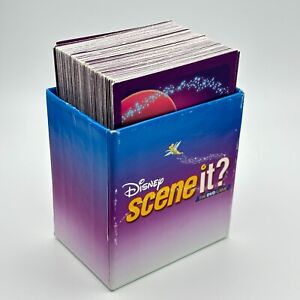 Scene it? Disney 200 Trivia 4 Reference Cards 2004 Replacement Pieces Parts