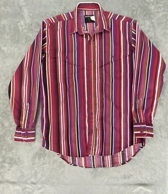 Frontier Series Shirt Mens MEDIUM Western Rodeo Rockabilly vtg 80s 90s Cowboy - Image 1 of 4