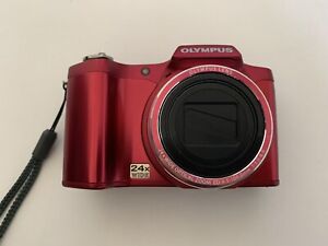 Olympus SZ-14 14MP Digital Camera - Red