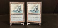 2 Lot 1995 Magic: The Gathering Revised Edition Ice Age Island