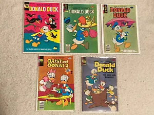 Lot of 5 Walt Disney Donald Duck Whitman & Gold Key Comics FN Bronze Age 1973-79 - Picture 1 of 12