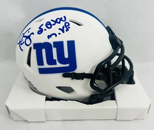 Phil Simms New York Giants Signed Lunar Eclipse Mini Helmet Beckett COA - Picture 1 of 2