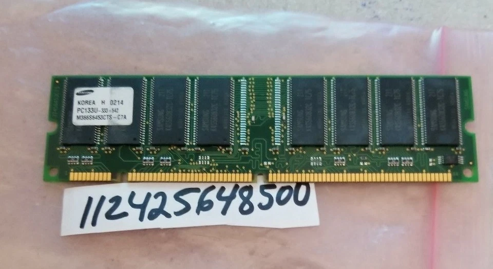 512MB SDRAM SD SDR SYNCH PC 133 PC133 133MHZ 168PIN NON-ECC INTEL PC MEMORY RAM - Image 1 of 1