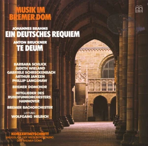 BRAHMS German Requiem BRUCKNER Te Deum HELBICH MD+G J-1064 1981 Live Recordings - Picture 1 of 3