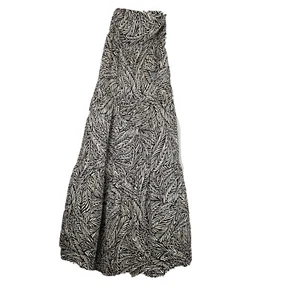 Banana Republic Women's Strapless Leaf Print Maxi Dress Size 6 - Picture 1 of 5