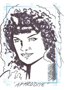 2004 XENA ART & IMAGES - JOE CORRONEY SKETCH of Aphrodite - Picture 1 of 1