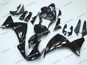 For YZF R1 2009-2011 Gloss Black ABS Injection Mold Bodywork Fairing Kit Plastic - Imagen 1 de 10