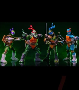 TMNT - BST AXN - SDCC Exclusive - 2023 Battle Ready Edition, 4-Pack Komplettsatz - Bild 1 von 8