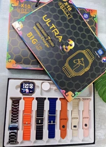 7+1 Smart Watch X10 Ultra 3 Sport Watch for Men Women Bluetooth Phone Call Smart - Picture 1 of 14