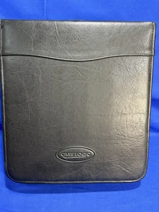Case Logic Faux Leather DVD CD Carrying Case Holds 208 Discs Black  Zipper Close - Picture 1 of 11