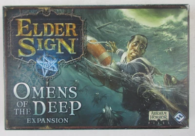Nuevo en caja "Elder Sign: OMENS OF THE DEEP" Expansión Fantasy Flight Game 2016 Arkham Foto 1 de 3
