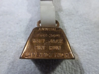 Campana de vaca participante Jack Pine 1960 vintage Lansing Michigan Foto 1 de 4