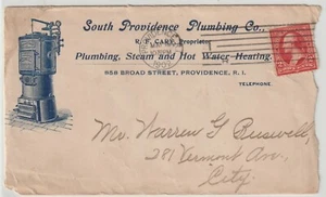 ADVERTISING COVER - SO. PROVIDENCE PLUMBING CO. 1902 COVER - Picture 1 of 2