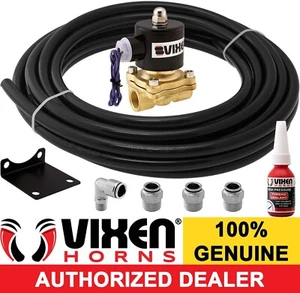 1/2" HIGH FLOW ELECTRIC AIR VALVE TRAIN HORN SOLENOID UPGRADE KIT 210 PSI/12V - Picture 1 of 8