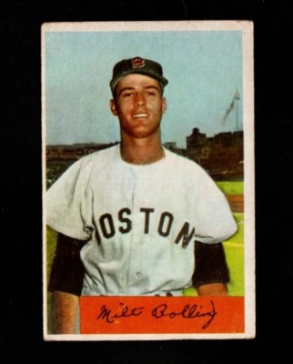 5229* 1954 Bowman # 130 Milt Bolling VG - Image 1 of 2