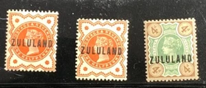Zululand SC/SG #1 (2x), 6. Queen Victoria. Mint Hinged VF - Picture 1 of 4