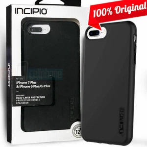 Incipio DualPro Dual Layer Impact-Absorbing Black Case for iPhone 8 Plus/ 7 Plus - Picture 1 of 4