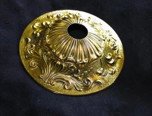 5 1/2" polierte Messingoberfläche, verzierter Messing Kronleuchter Decke VORDACH - Bild 1 von 1
