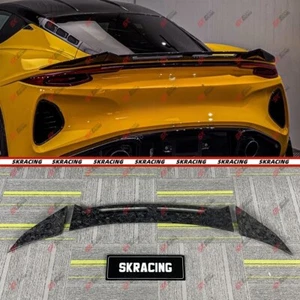 Forged Carbon/Gloss Black 3PCS Rear Spoiler Wing Bodykit For Lotus Emira 23-25 - Picture 1 of 32