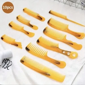 10 Pack Pieces Massage Tendon PROTIEN Comb Natural Amber Portable Hair NO 5 pack - Picture 1 of 5