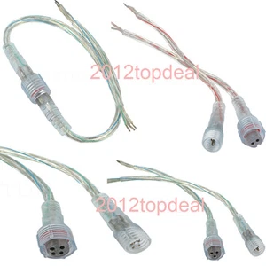 2pin 3pin 4pin Mini Waterproof LED Strip Connector Cable Male Female IP66 - Picture 1 of 4