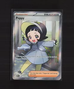 Poppy 220/197 Obsidian Flames Full Art Holo Ultra Rare Pokemon Card - Picture 1 of 9