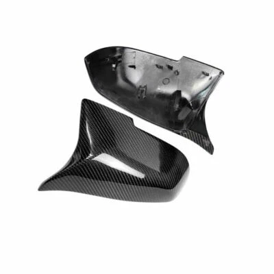 Espelho lateral de fibra de carbono real de substituição compatível com BMW F20 F30 F32 F87 F22 E84 - Imagem 1 de 4