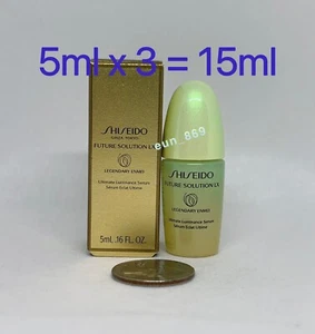 3x Shiseido Future Solution LX Legendary Enmei Ultimate Luminance Serum 5ml Each - Picture 1 of 3
