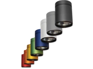 Dimmbare LED Mini Zylinder Hänge Decken Leuchte Pendelleuchte, weißes Gehäuse - Bild 1 von 4